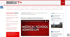 Desktop Screenshot of medicalschooladmission.com